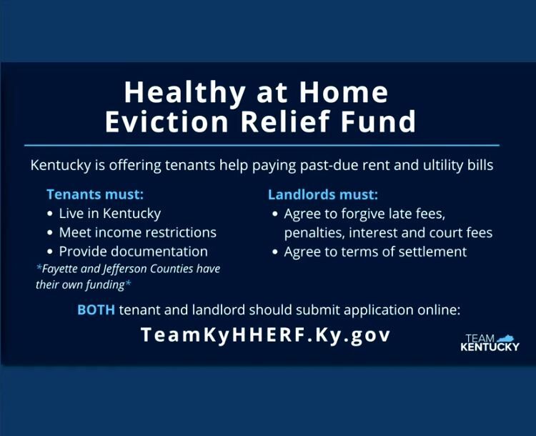 Kentucky Eviction Relief Fund 2/11/21